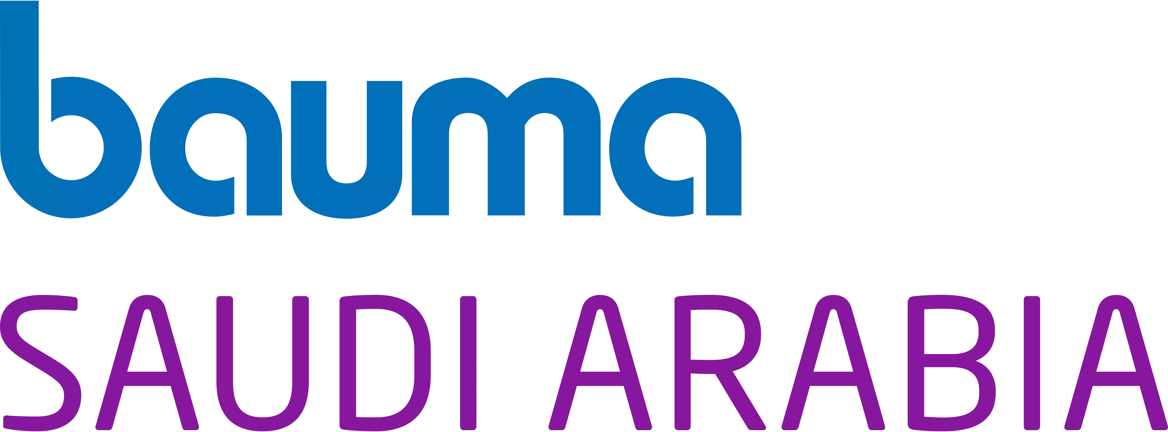 bauma SAUDI ARABIA 标识
